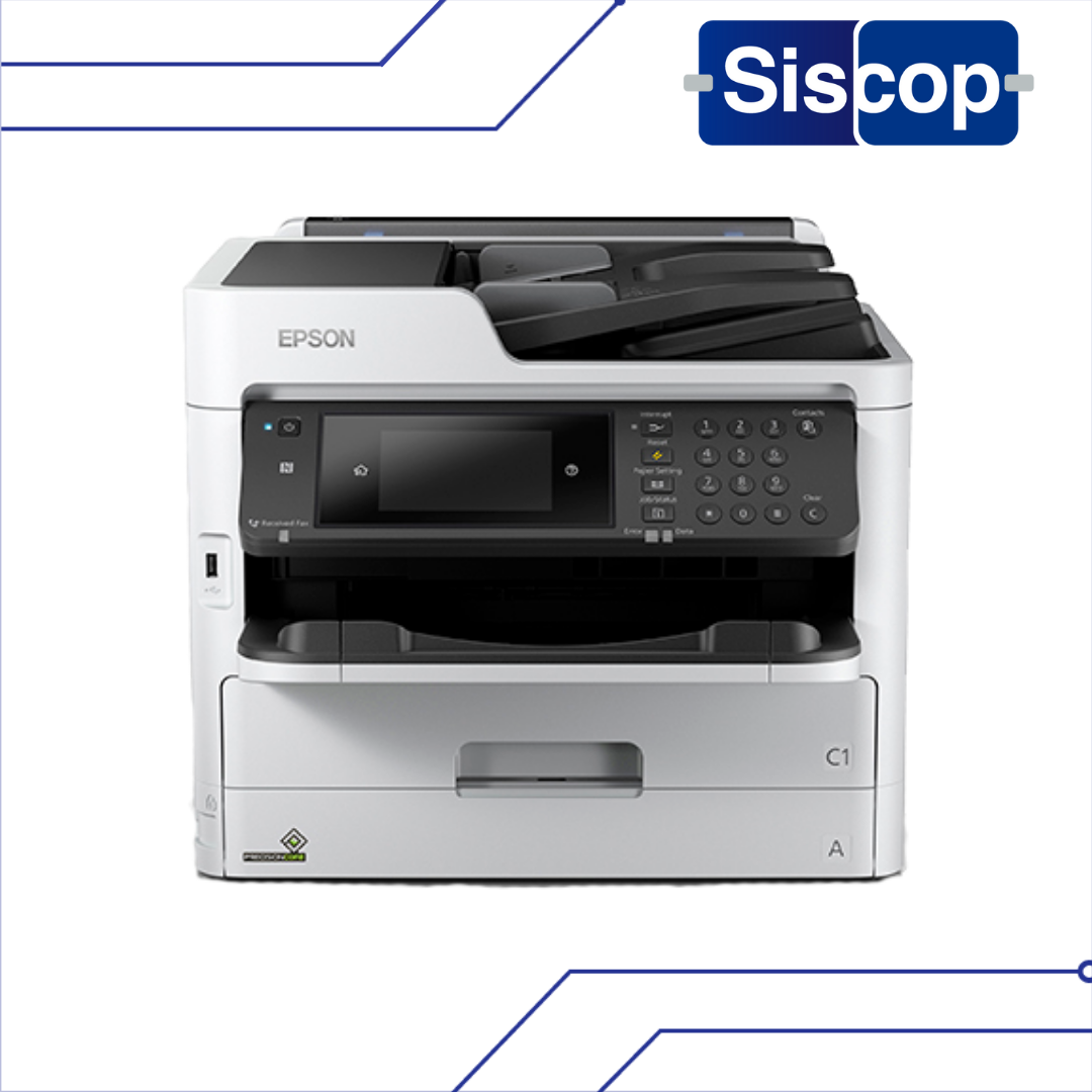 impresora multifuncional ecotank epson workforce 5790 con alimentador automático conexión wifi ethernet duplex en impresión ideal para oficina